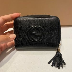 Gucci Women's Black Soho Leather Disco Wallet